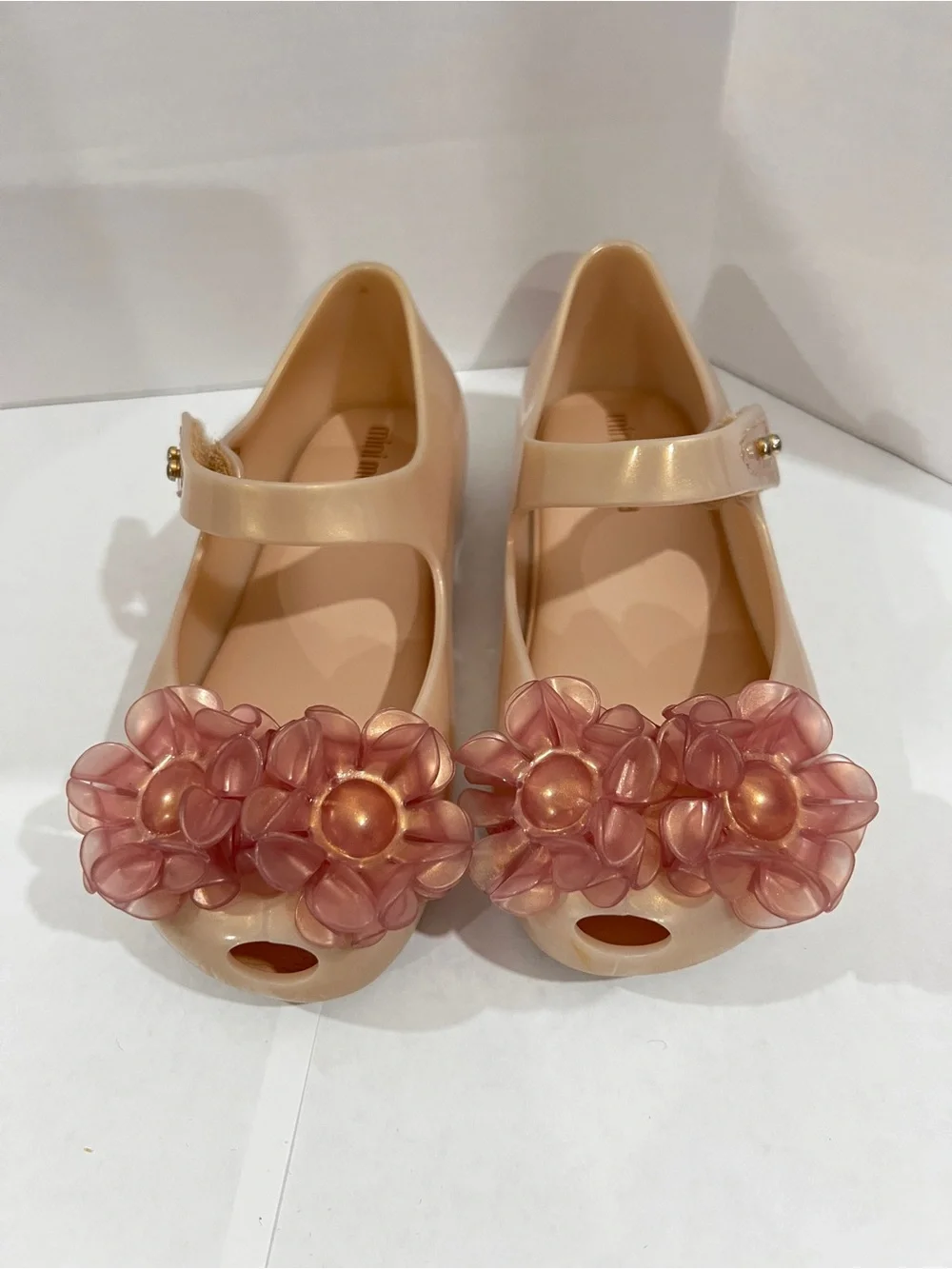 Mini Melissa Ultragirl Springtime Pearly Pink Girls kids Size 9 Waterproof Comfy